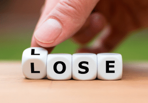 مصطلحات الفعل lose بالانجليزي مع الامثلة
