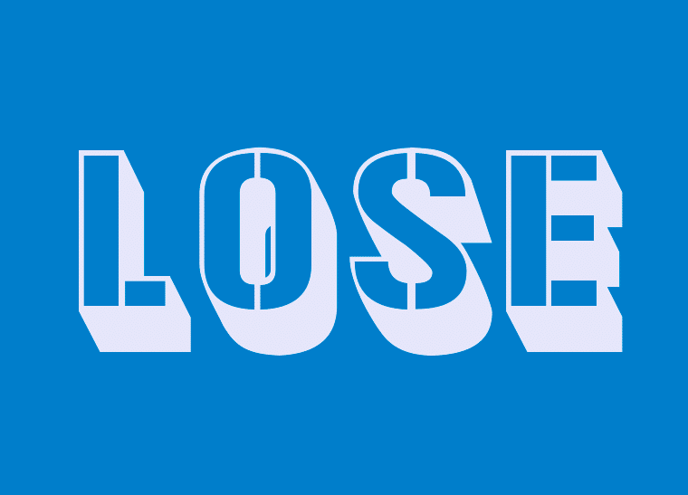 مصطلحات الفعل lose بالانجليزي مع الامثلة